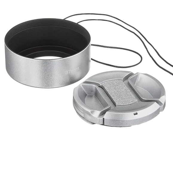 ⭐️Fotasy 37mm Silver Screw-In Metal Lens Hood... Panasonic, Canon * Read Details - Picture 7 of 7